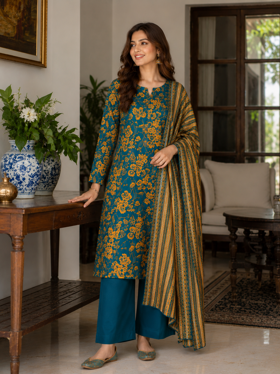 Premium Lawn 3-Piece Unstitch Suit